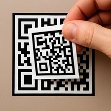 Funny - F You QR Code Prank, Real Scannable Decal for Office, Tumblers, Journal picture