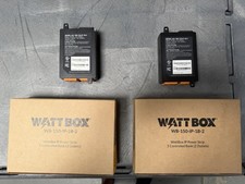 LOT Of 5 - WattBox WB-150-IP-1B-2 IP-Controlled Power Strip Smart 2 Outlet picture