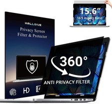 4-Way Laptop Privacy Screen Shield 15.6 Inch, Removable 360° Privacy Filter Scre picture
