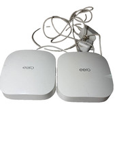 ​Eero Pro 6 Mesh Wi-Fi Router K010001 Lot of 2 For Parts Not Working picture