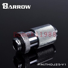 Barrow Retractable Rotary Connector Fitting G1/4 Thread Male to Male 9mm Silver picture