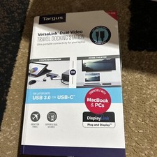 Targus DSU100US VersaLink Dual Video Travel Docking Station NEW picture