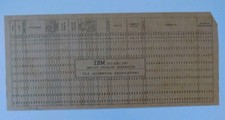Vintage IBM Punch Cards System 360 Report Program Generator Lot of 10 Brown picture