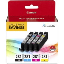 Canon CLI-281 4-Color Ink Tank Value Pack - Canon USA Authorized Dealer picture