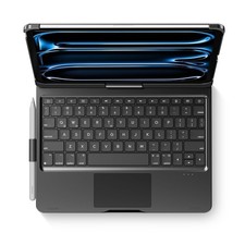 Swivel Keyboard Case for iPad Pro 11in M4 2024 w/ Trackpad Rotating Black picture