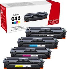 Compatible High Yield Toner Replacement for 046 Toner Cartridges 4 Pack picture
