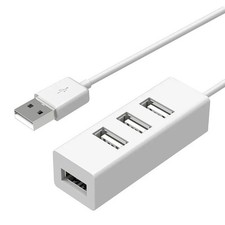 USB 2.0 4-Port Hub Multi Expander High Speed Splitter Adapter for PC Computer Ac picture