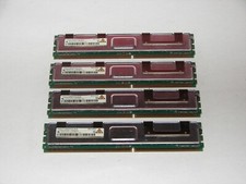 LOT OF 4 INFINEON HYS72T128420HFA-3S-B 1GB 2RX8 PC2-5300F ECC MODULE 4GB TOTAL picture