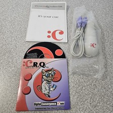 CueCat Barcode Scanner Complete Kit Digital Convergence w CD Manuals Vintage picture