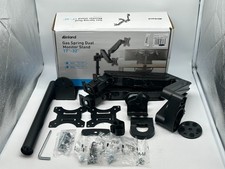 Inland LDT16-C024N Gas Spring Dual Monitor Desk Mount for Monitors 17