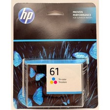 HP 61 Tri-color Original Ink Cartridge CH562WN New Sealed (EXP July 2024) picture