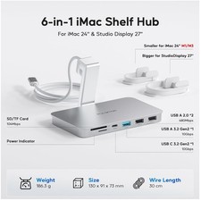 iMac Accessories 2021/2023/2024, Fast Data Transfer Hub picture