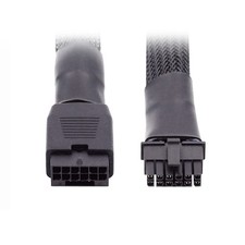 12VHPWR ATX3.0 PCI-E 5.0 Power Modular Cable Male to Female Extension 17cm Co... picture