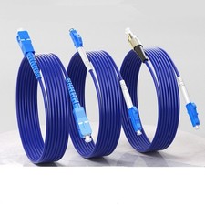 1~30M Armored Fiber Patch Cord Simplex Duplex LC/FC/SC/ST UPC 3mm SM Fiber Cable picture
