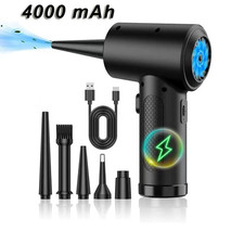51000 RPM Cordless Air Duster PC Keyboard Cleaner LED Light Blower picture