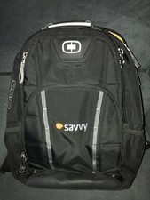 OGIO Airflow Durable Large Black Canvas Laptop/Tablet Backpack NWOT picture