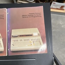 Hewlett-Packard 9825A Vintage Desktop Computer User Manual Lot picture