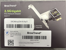 BrosTrend 2.5Gb Network Card, PCIe Network Adapter RJ45 NIC picture