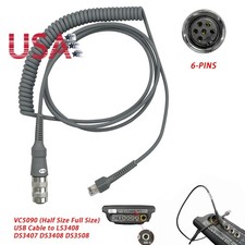 CBL-71918-11R same as 25-71918-01R 6-PIN VC5090 to LS3408 USB SCANNER CABLE USA picture