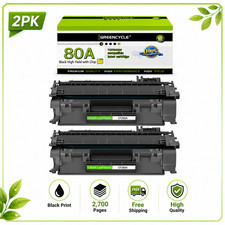 2-Pack 80A Toner Compatible HP CF280A LaserJet Pro 400 M401n M401dw picture