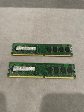 SAMSUNG RAM PC MEMORY 512MB X 2 1GB TOTAL PC2-5300U-555-12-ZZ picture