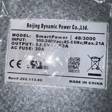 Beijing Dynamic Power Smart Power 48/3000 Power Supply SPI48-3000 *SHIPS FAST* picture