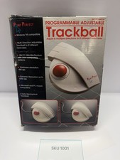 Vintage Point Perfect Trackball Mouse Adjustable IBM PC DOS Win95 CIB picture