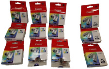 Canon BCI-15 3x Black 9x Color Ink Cartridge Twin Pack NEW Genuine OEM Expired08 picture