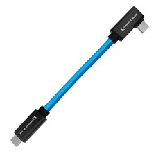Kondor Blue 6-Inch USB-C Right Angle to Straight Cable for 8K Video Transfer picture