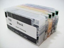 4P Refillable Combo Ink Cartridges SET For HP 711 Designjet T120 T520 Hp711 picture