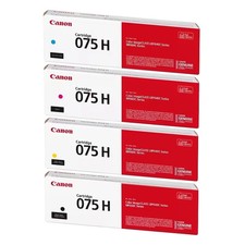 Canon 075H High Yield Toner Cartridge Set ( Cyan, Magenta, Yellow, Black ) picture
