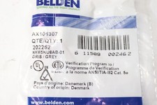 Belden KeyConnect Style Modular Jack Gray CAT5E RJ45 AX101307 picture