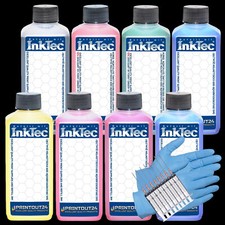 8X100Ml InkTec® Pigment Refill Ink Set Quick Fill In CISS Ink For HP 38XL picture