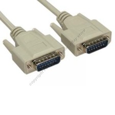 Lot10 6ft Joystick/Midi Sound Card/Game Port DB15 pin Male~M Cable/Cord/Wire picture