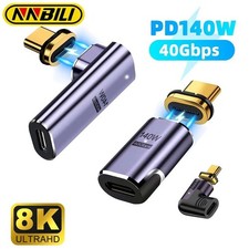 NNBILI 140W USB4.0 40Gbps Thunderbolt3 Magnetic Type-C TO USBC Fast Charge Magne picture
