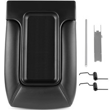 SCITOO Auto Black Center Console Lid Kit Replacement fit for 2001-2007 For GMC S picture