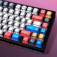 Anime Multicolor Manga Style PBT Keycaps Set for Cherry MX Mechanical Keyboards picture