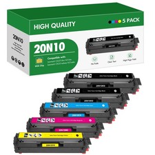 CS331 CX331 Toner Cartridges 5 Pack (with Chip) 20N10K0 20N10C0 20N10M0 20N10Y0 picture