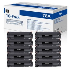 10x Toner Cartridges CE278A 78A Black For HP LaserJet Pro M1536dnf P1650 P1606dn picture