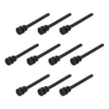 30PCS Fan Shock Absorbing Rubber Nail, Silicone Rubber Cooler for PC, Black picture