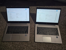 LOT OF 2 HP EliteBook 830 G6 i5-8350U NO RAM/SSD BOOTED PARTS OR REPAIR picture