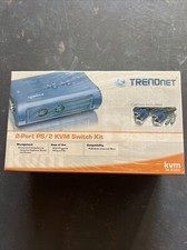 Trendnet TK-205K 2-port Ps/2 Kvm Switch Kit New Cables Included ——————-18 picture