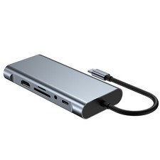 CAMVATE USB-C Hub Splitter 11 in 1 w/ HDMI RJ45 VGA PD USB 3.0 fr PC MAC Laptop picture