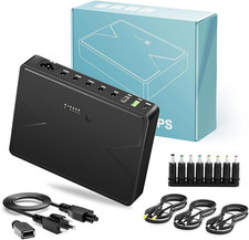 13PCS Mini UPS Battery Backup 20000Mah, PD65W & QC3.0 Surge Protector picture