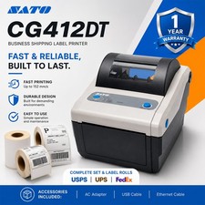 1 YEAR WARRANTY💠Business 4x6 Shipping Label Printer Complete Set & Label Rolls picture