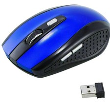 Sanoxy Wireless Optical Mouse Adjustable DPI 2.4GHz Blue picture