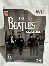 THE BEATLES Rock Band Nintendo Wii EA Games Complete with Manual (2009) picture