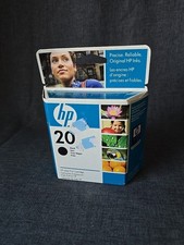 Genuine HP 20 Black Ink Printer Cartridge C6614D  NEW Sealed Expired picture