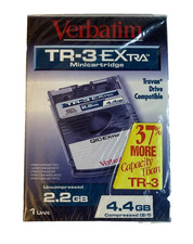 NEW SEALED - Verbatim TR-3 EXtra Tape Drive Cartridge Minicartridge 2.2 4.4 GB picture
