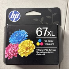 HP 67XL Tri-Color High-Yield Ink Cartridge  EXP 04/27 picture